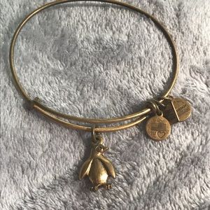 Penguin Alex and Ani Charm Bracelet